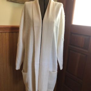 Rafaella Angora blend wrap cardigan NWOT